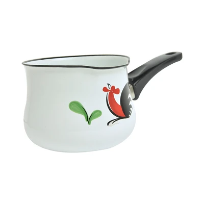 Gambar Kichero Panci Susu Kukuruyuk 12 cm - Putih
