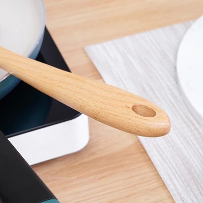 Gambar Cooking Color Wonty Spatula Kayu Turner