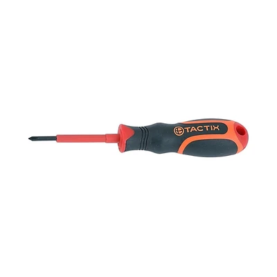 Gambar Tactix Obeng Plus Dengan Gagang Insulasi 0X60 mm - Oranye