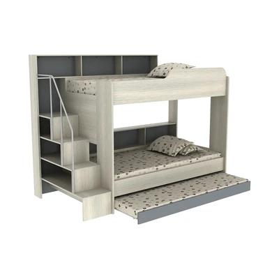 Gambar Informa 100x200 cm Pascal Triple Bunkbed Anak