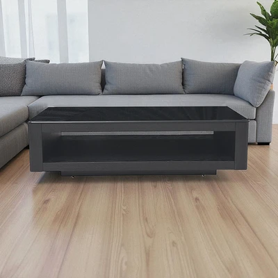 Gambar Informa Leon Meja Tamu - Cokelat Oak