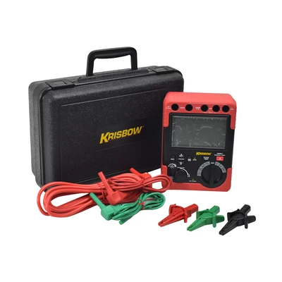 Gambar Krisbow Digital Insulation Resistance Tester 5000V
