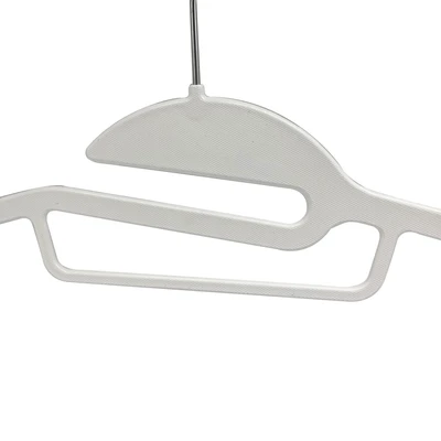 Gambar Informa Smart Hanger Baju Plastik Anti Slip 41.3 cm Set 5 pcs - Abu-Abu Muda