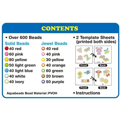 Gambar Aqua Beads Set Flower Garden Teaq31088