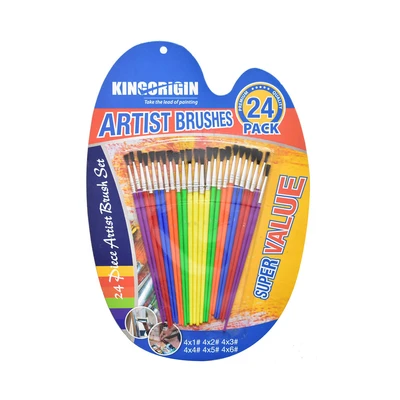 Gambar Kingorigin Set Kuas Cat Lukis 24 Pcs