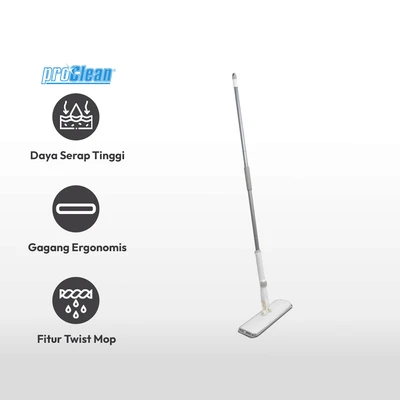 Gambar Proclean Alat Pel Twist Flat Mop