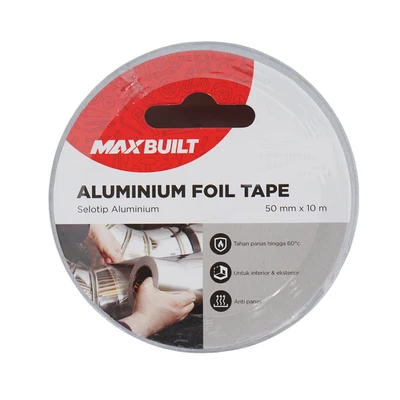 Gambar Maxbuilt Aluminium Foil Tape 10 Mtr - Silver