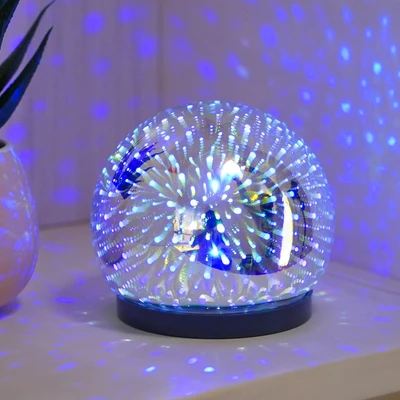 Gambar Ataru Lampu Meja Round - Multicolor