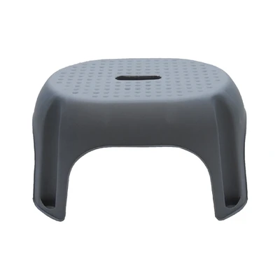 Gambar Soleil Bangku Plastik 22 cm - Abu-Abu