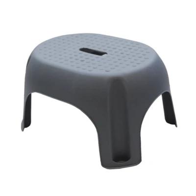 Gambar Soleil Bangku Plastik 22 cm - Abu-Abu