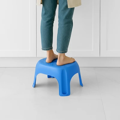 Gambar Soleil Bangku Plastik 22 cm - Biru