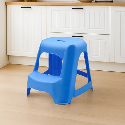 Gambar Soleil Bangku Pijak Plastik 2 Step 41 cm - Biru