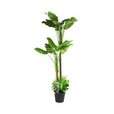 Gambar Informa Tanaman Artifisial Dengan Pot 20x20x160 cm - Hijau