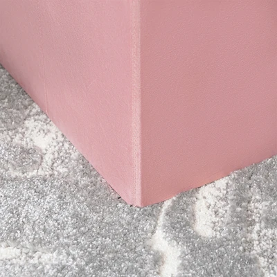 Gambar Informa Bangku Ottoman Lipat Fabric Velvet - Pink