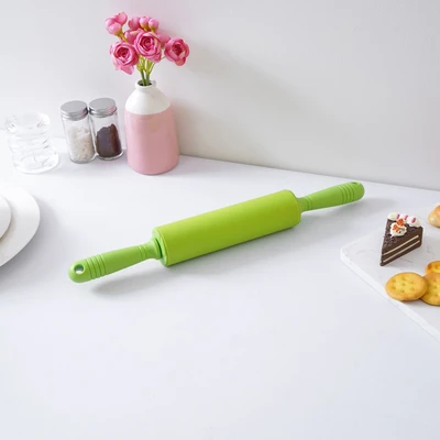 Gambar Krischef Rolling Pin Silikon 43 cm - Hijau