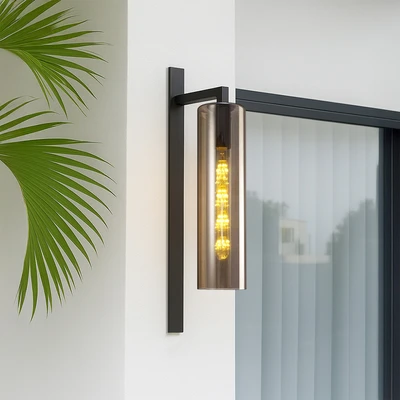 Gambar Eglare Edison Lampu Dinding E27 - Cokelat