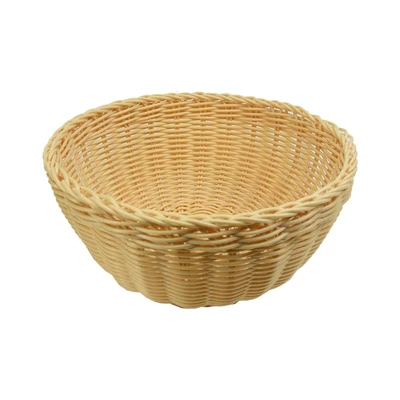 Gambar Kris Keranjang Saji Plastik 22 cm - Cokelat