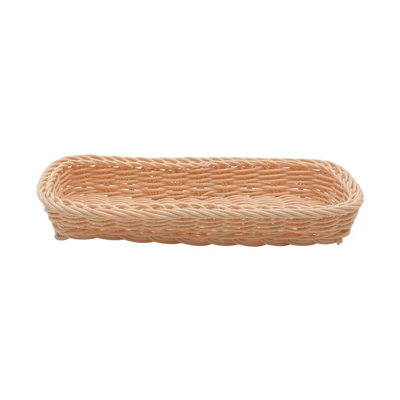 Gambar Kris Keranjang Serbaguna Plastik Rectangle 27x11 cm - Krem