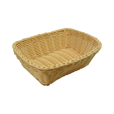Gambar Kris Keranjang Serbaguna Plastik Rectangle 24x18 cm - Krem
