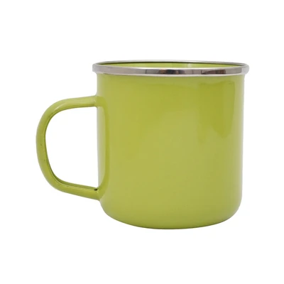Gambar Kichero Mug Enamel 400 ml - Hijau