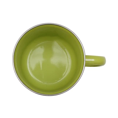 Gambar Kichero Mug Enamel 400 ml - Hijau