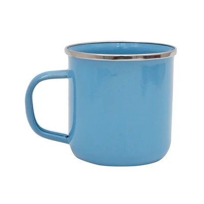 Gambar Kichero Mug Enamel 400 ml - Biru