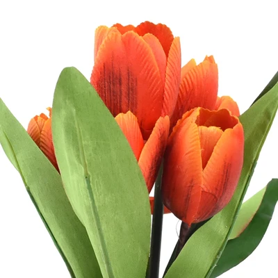 Gambar Informa Bunga Artifisial 27 Cm Tulip - Oranye