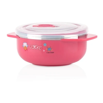 Gambar Nuby 250Ml Mangkuk Bowl Stainless Owl 123212