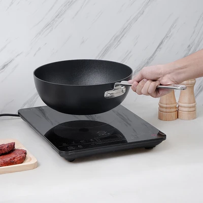 Gambar Scanpan Techniq Panci Bistro Induksi Aluminium 26 cm - Hitam