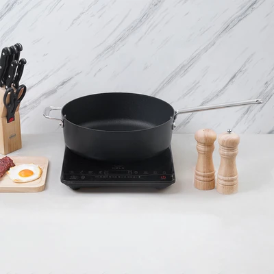 Gambar Scanpan Techniq Wajan Tumis Induksi Aluminium 30 cm - Hitam