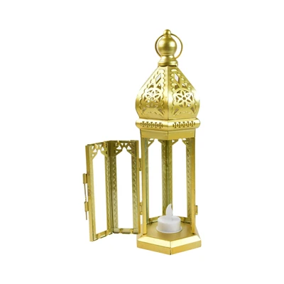 Gambar Informa Maroco Lampu Meja LED Lantern Small - Gold