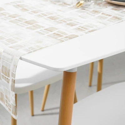 Gambar Informa Maeve Set Meja Makan 4 Kursi - Putih