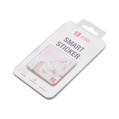 Gambar Ataru Smart Sticker Smartphone Marble - Rose Gold
