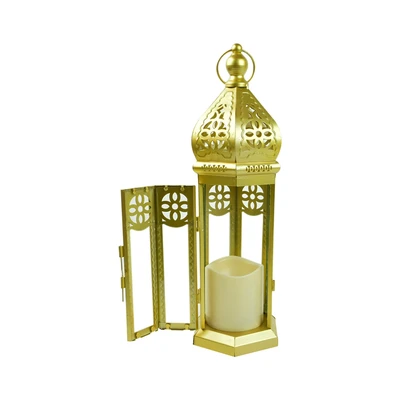 Gambar Informa Maroco Lampu Meja LED Lantern Medium - Gold