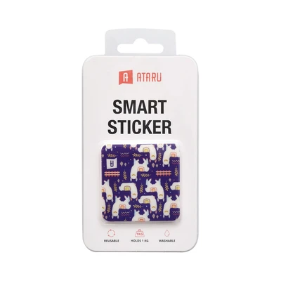 Gambar Ataru Smart Sticker Smartphone Llama - Ungu
