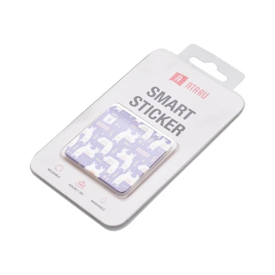Gambar Ataru Smart Sticker Smartphone Llama - Ungu
