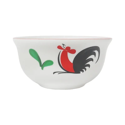 Gambar Kopin Porcelain 11.5 cm Mangkuk Keramik Kukuruyuk Kpz 4Crb - Putih