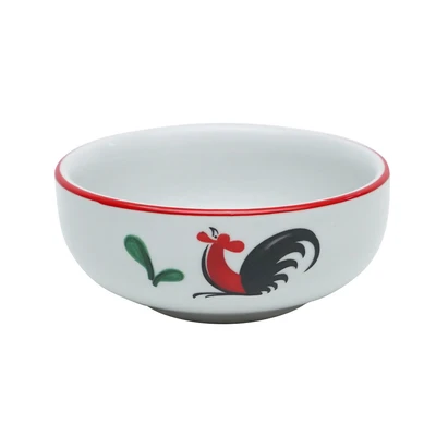 Gambar Kopin Porcelain 9 cm Mangkuk Saji Sambal Kukuruyuk Keramik - Putih