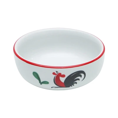 Gambar Kopin Porcelain 9 cm Mangkuk Saji Sambal Kukuruyuk Keramik - Putih