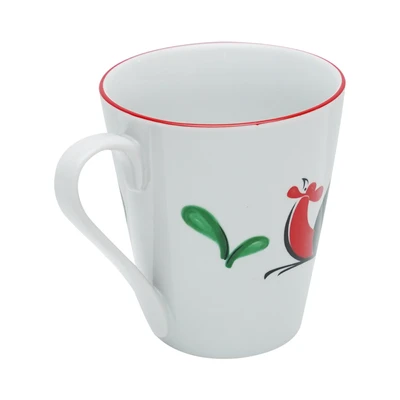 Gambar Pendopo Mug Kopi Kukuruyuk Porselen 340 ml