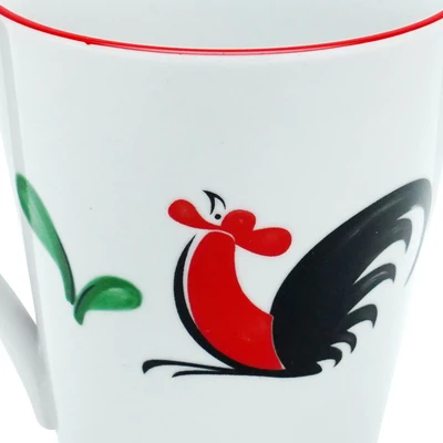 Gambar Pendopo Mug Kopi Kukuruyuk Porselen 340 ml