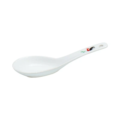 Gambar Kopin Porcelain Sendok Bubur Porcelain Kukuruyuk Kph01Spn