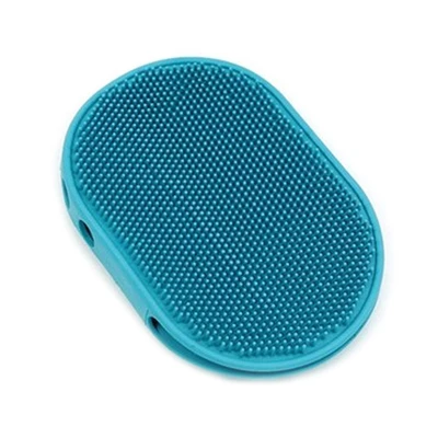 Gambar M-Pets Sisir Anjing Grooming Mitt Rubber - Biru