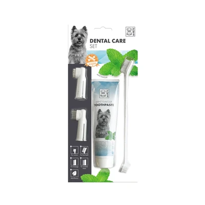 Gambar M-Pets Set Dental Care Anjing Rasa Mint