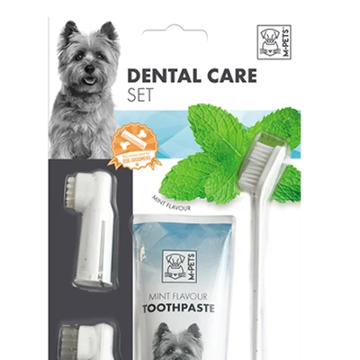 Gambar M-Pets Set Dental Care Anjing Rasa Mint