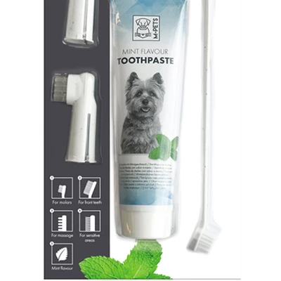 Gambar M-Pets Set Dental Care Anjing Rasa Mint