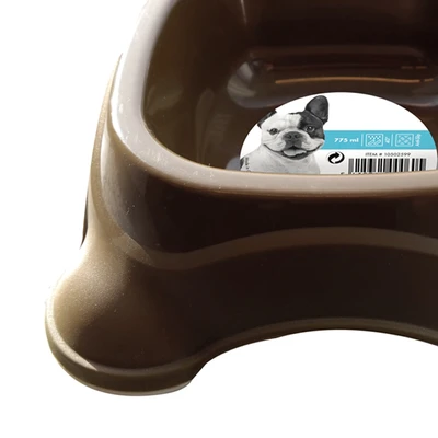 Gambar M-Pets Tempat Makan Hewan 775 ml - Cokelat