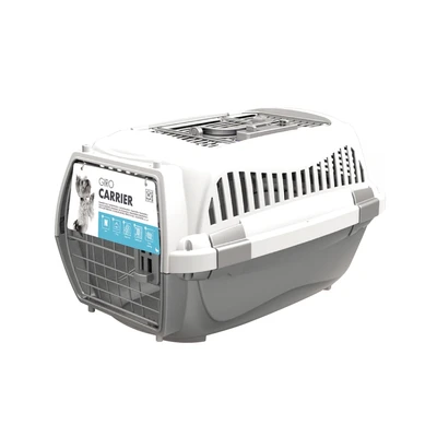 Gambar M-Pets Giro Kandang Travel Portable Anjing 57.2x36.5x32.7 cm - Abu-Abu
