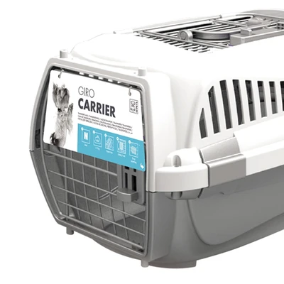 Gambar M-Pets Giro Kandang Travel Portable Anjing 57.2x36.5x32.7 cm - Abu-Abu