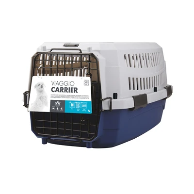 Gambar M-Pets Viaggio Kandang Travel Portable Anjing 68x48x42 cm - Biru